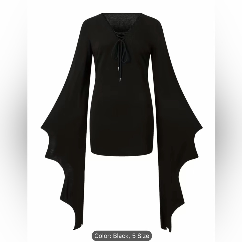 Black Novelty Halloween XXL Dress